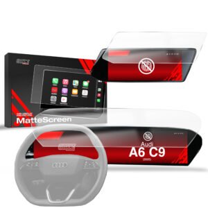 2in1 Anti-fingerprint screen film Audi A6 C9 14