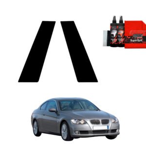 2in1 Black film for pillars for BMW 3 E92 Coupe Pre-LCI (2006-2010)