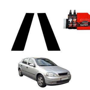 2in1 Black film for pillars for Opel Astra G Hatchback 5D (1998-2009)