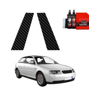 2in1 Carbon film for pillars for Audi A3 8L Hatchback 3D (1996-2003)