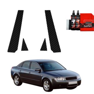 2in1 Carbon film for pillars for Audi A4 B6 Sedan (2000-2006)