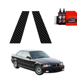 2in1 Carbon film for pillars for BMW 3 E36 Coupe (1991-1999)