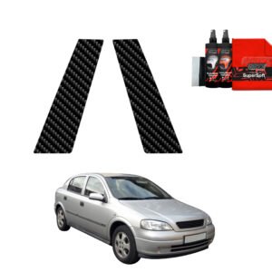 2in1 Carbon film for pillars for Opel Astra G Hatchback 5D (1998-2009)