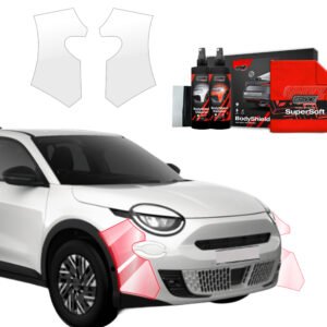 2in1 Protective film for bumper for Fiat 600 (2023-2025)