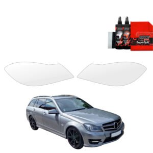 2in1 Protective film for lights for Mercedes Benz C Klasa S204 Kombi Facelifting (2011-2014)