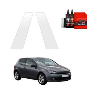 2in1 Protective film for pillars for Volkswagen Golf 6 Hatchback 3D (2008-2012)