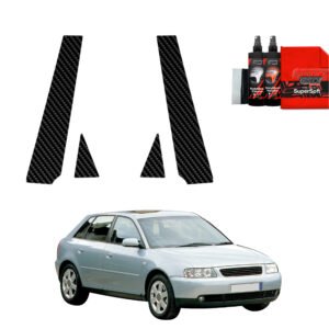 4in1 Carbon film for pillars for Audi A3 8L Hatchback 5D (1999-2003)