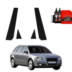 4in1 Carbon film for pillars for Audi A4 B7 Avant (2004-2008)