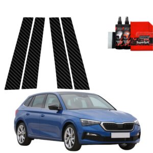 4in1 Carbon film for pillars for Skoda Scala (2019-2023)