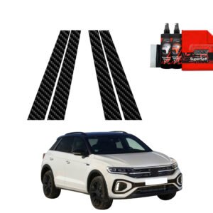 4in1 Carbon film for pillars for Volkswagen T-Roc (2021-2025)