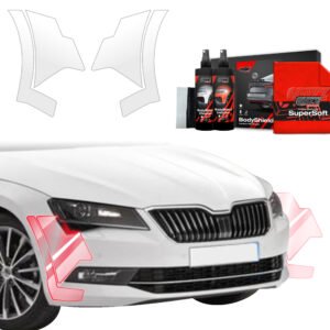 4in1 Protective film for bumper for Skoda Superb 3 Combi (2015-2019)