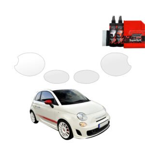4in1 Protective film for lights for Abarth 500 (2016-2023)