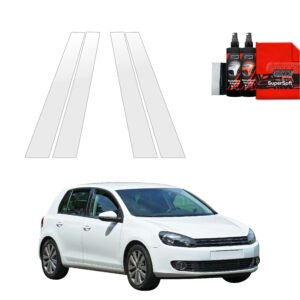 4in1 Protective film for pillars for Volkswagen Golf 6 Hatchback 5D (2008-2013)