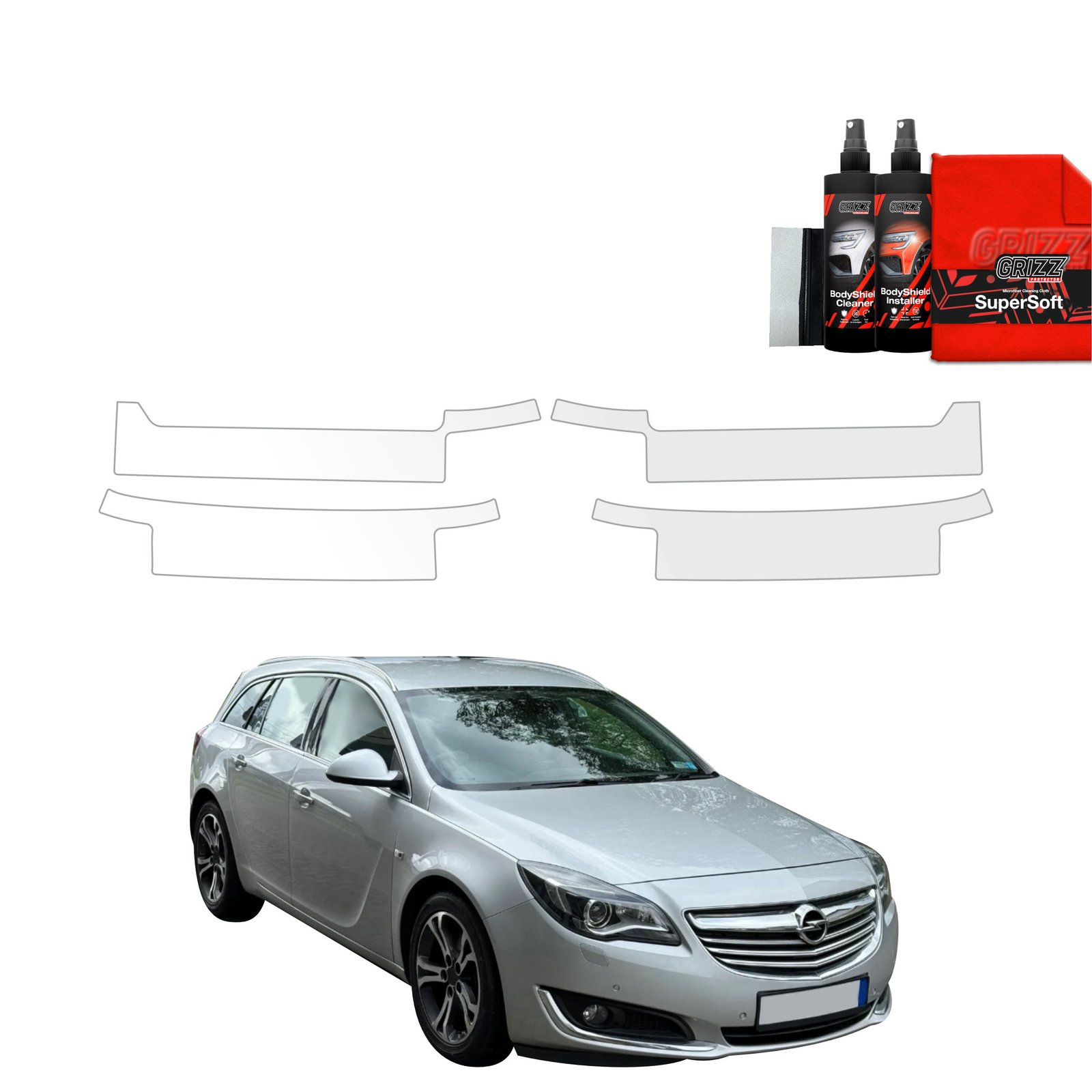 4in1 Protective film for sills for Opel Insignia Kombi Facelifting (2013-2017)