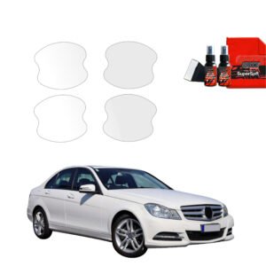 4in1 Protective film under door handles for Mercedes Benz C Klasa W204 Sedan Facelifting (2011-2014)