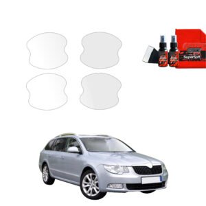 4in1 Protective film under door handles for Skoda Superb 2 Sedan 4D (2008-2013)