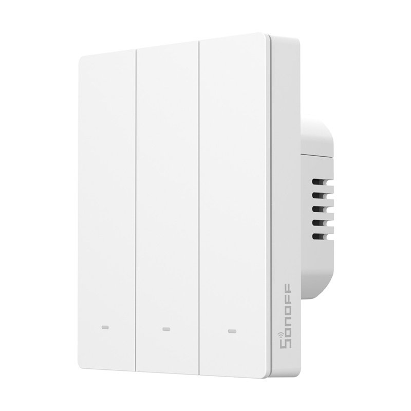 Sonoff ZBM5-3C-80W išmanusis Zigbee jutiklinis sieninis jungiklis (3 kanalų) - Image 2