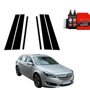6in1 Black film for pillars for Opel Insignia Kombi Facelifting (2013-2017)