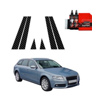 6in1 Carbon film for pillars for Audi A4 B8 Avant (2007-2011)