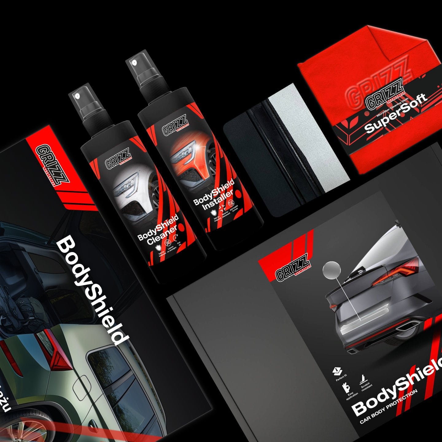 8in1 juoda plėvelė statramsčiams Ford Mondeo Mk5 Sedan (2014–2019) - Image 6