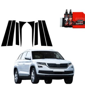 8in1 Black film for pillars for Skoda Kodiaq (2016-2023)