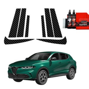 8in1 Carbon film for pillars for Alfa Romeo Tonale (2022-2025)