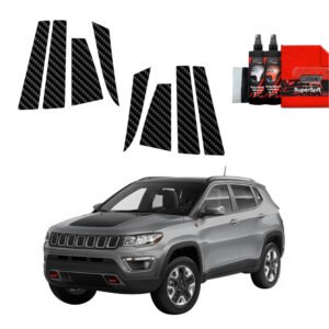 8in1 Carbon film for pillars for Jeep Compass (2020-2024)