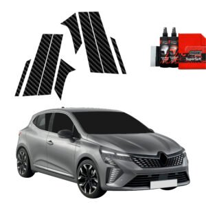 8in1 Carbon film for pillars for Renault Clio (2020-2024)
