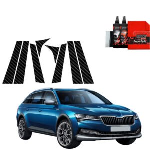 8in1 Carbon film for pillars for Skoda Superb 3 Combi (2019-2023)