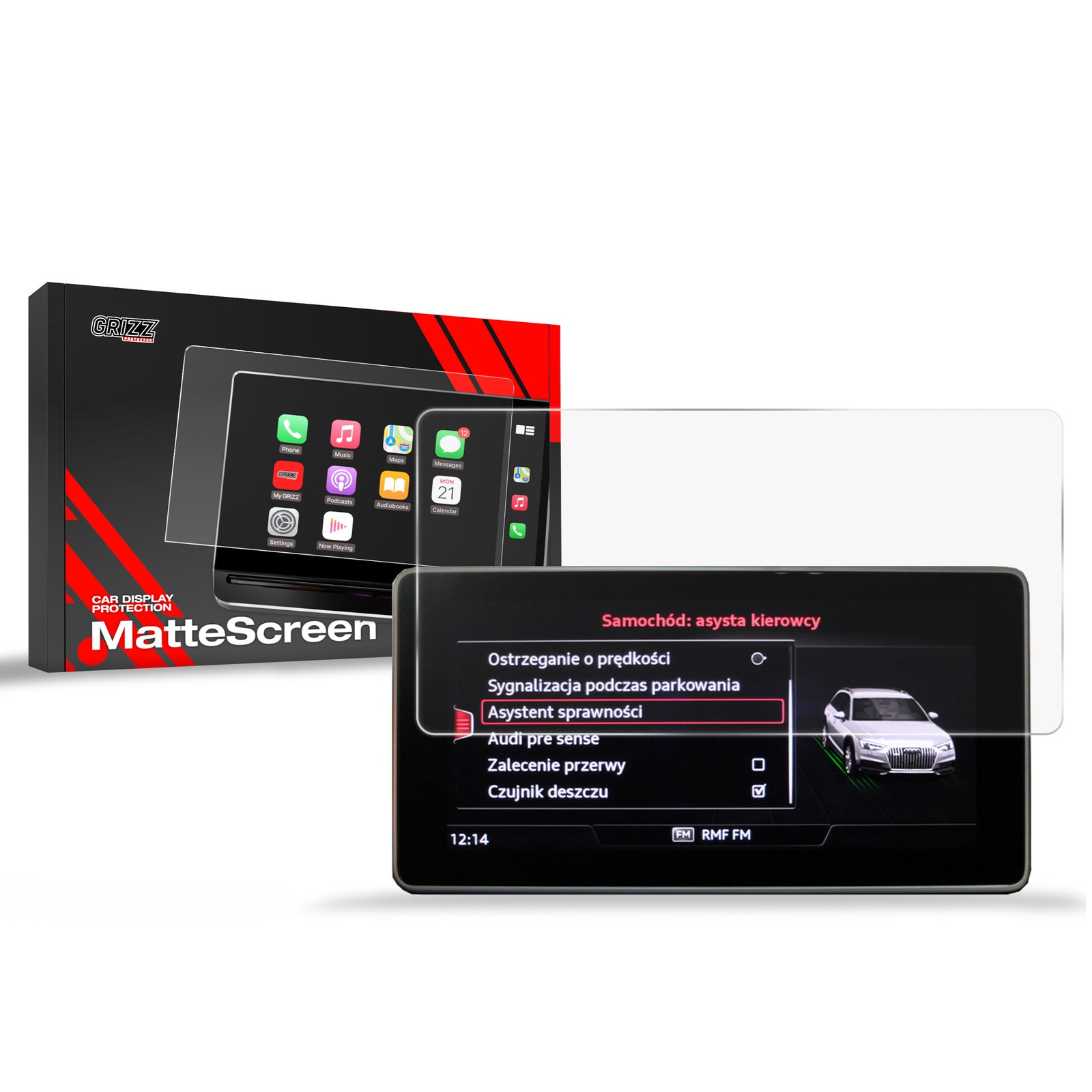Anti-fingerprint screen film Audi A5 Sportback F5 MMI 8