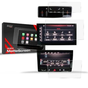 Anti-fingerprint screen film Audi Q8 (2018-2025) Matte Grizz 3in1
