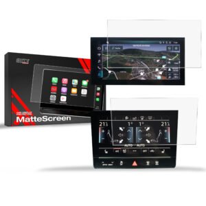 Anti-fingerprint screen film Audi Q8 e-tron (2022-2025) Matte Grizz 2in1