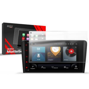 Anti-fingerprint screen film Audi RS3 8P Android Radio (2011-2012) Matte Grizz