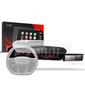 Anti-fingerprint screen film Audi SQ6 e-tron (2024-2025) Matte Grizz 2in1