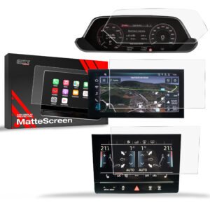 Anti-fingerprint screen film Audi e-tron (2019-2022) Matte Grizz 3in1