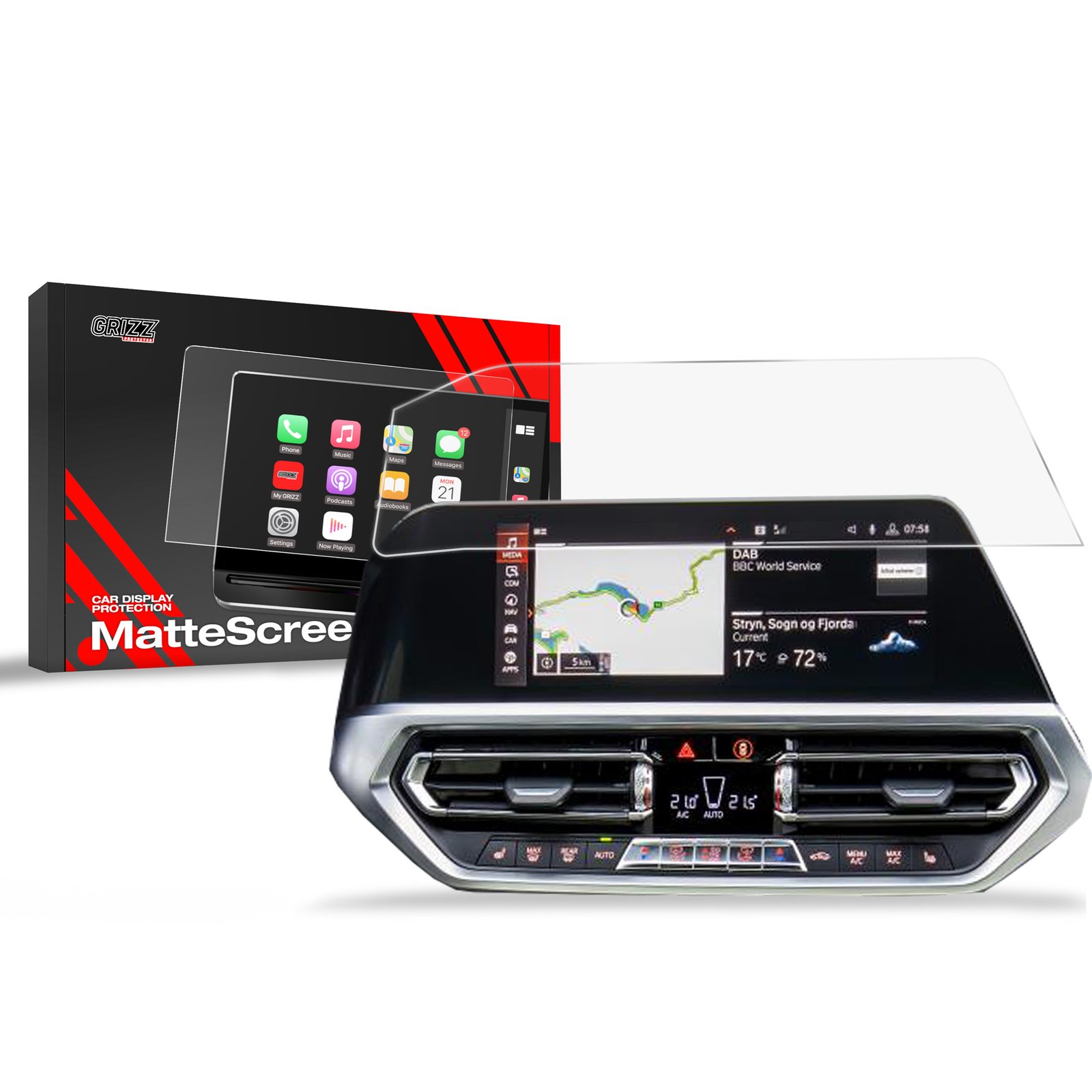 Anti-fingerprint screen film BMW 4 G22 10