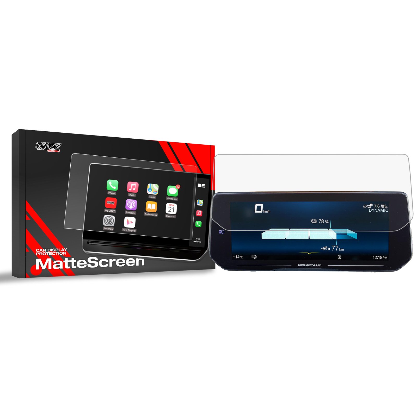 Anti-fingerprint screen film BMW K 1600 GTL 10