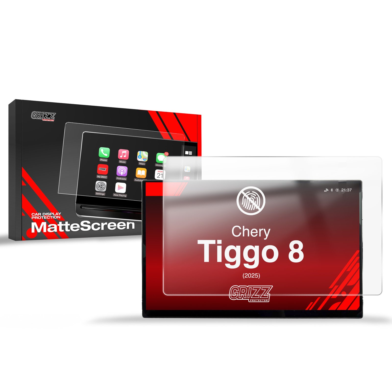 Anti-fingerprint screen film Chery Tiggo 8 15