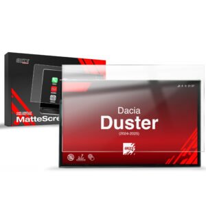 Anti-fingerprint screen film Dacia Duster 10" (2024-2025) Matte Grizz