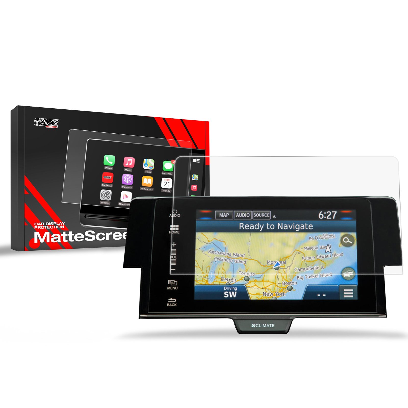 Plėvelė nuo pirštų atspaudų Honda Civic X (2016–2020) matinė Grizz - Image 8