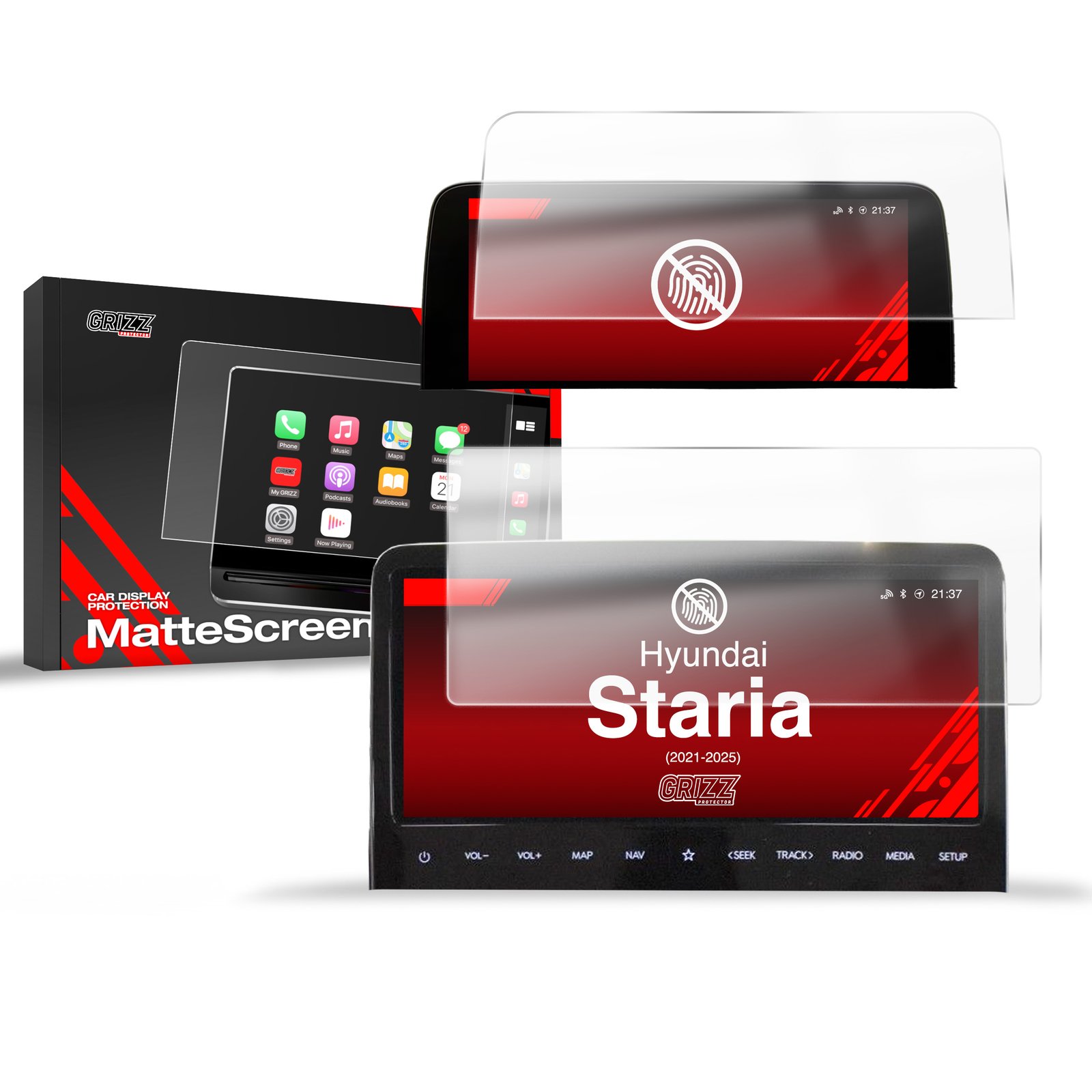 Anti-fingerprint screen film Hyundai Staria 10