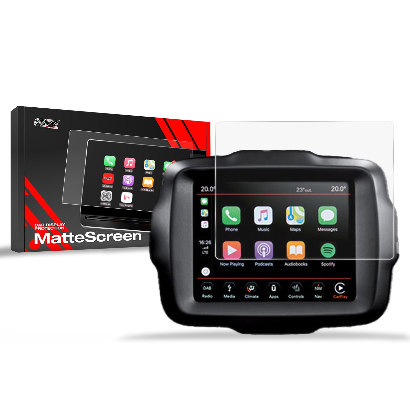 Anti-fingerprint screen film Jeep Grand Cherokee 8