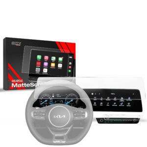 Anti-fingerprint screen film Kia Sportage 5 Business Line (2021-2024) Matte Grizz 2in1
