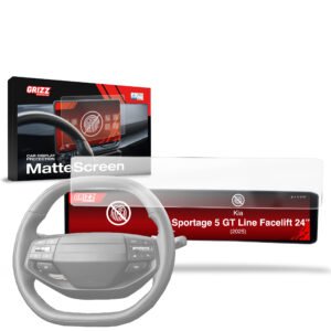 Anti-fingerprint screen film Kia Sportage 5 GT Line Facelift 24" (2025) Matte Grizz