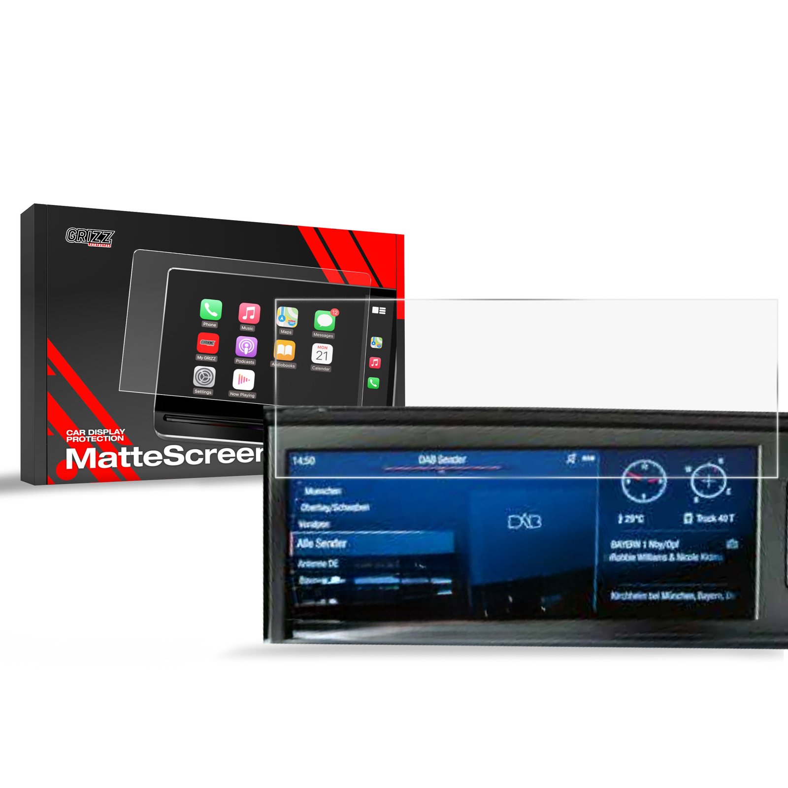 Anti-fingerprint screen film MAN TGL 12