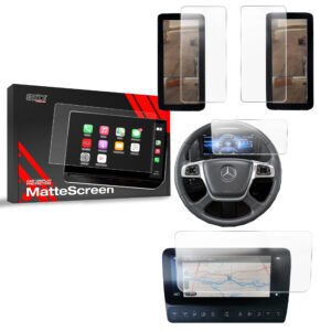 Anti-fingerprint screen film Mercedes Arocs (2019-2024) Matte Grizz 4in1