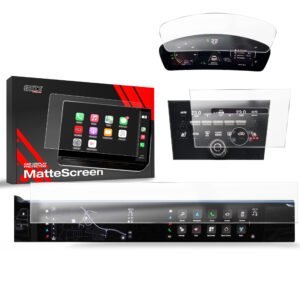 Anti-fingerprint screen film Porsche Macan 4 (2025) Matte Grizz 3in1