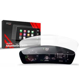 Anti-fingerprint screen film Porsche Macan 4 Virtual Cockpit (2025) Matte Grizz