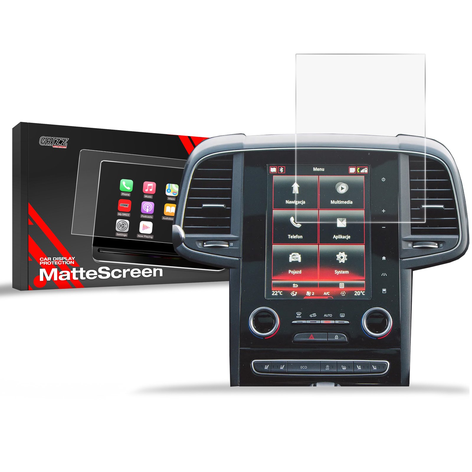 Anti-fingerprint screen film Renault Scenic 4 8