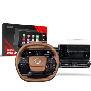 Anti-fingerprint screen film SsangYong Torres 9" (2023-2025) Matte Grizz 2in1